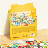 Reusable Jelly Sticker Set: The Bustling Traffic 30pc