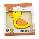 Shape Block Puzzle: Duck 4pc