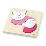 Shape Block Puzzle: Cat 4pc
