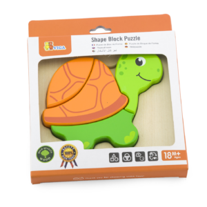 Shape Block Puzzle: Turtle 4pc