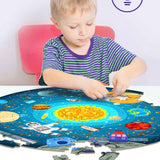 150-Piece Round Puzzle: Wandering Through Space