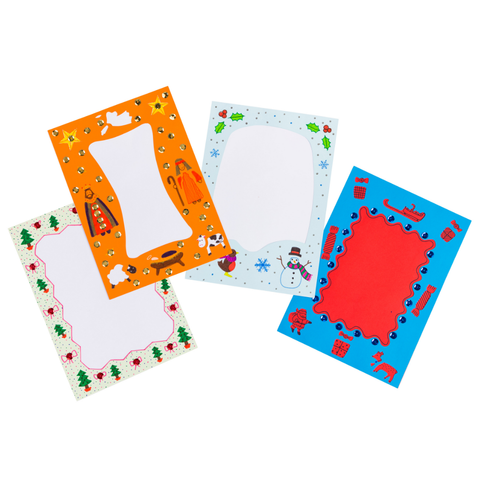 Christmas A4 Border Stencils 4pc