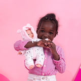 Llorens - Little Baby Girl Doll with Pink Outfit & Pacifier: Irena 31cm