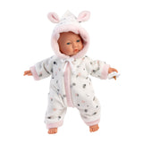 Llorens - Little Baby Girl Doll with Pink Outfit & Pacifier: Irena 31cm