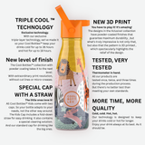 Cool Bottles Kids Reusable Thermal Bottle: Hanging Friends 260ml