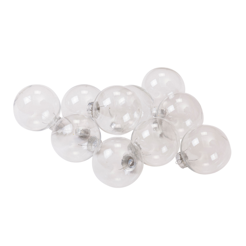 Fillable Acrylic Baubles 10pc