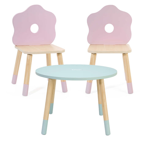 Grace Table & Chair Set: 2 Flower Chairs