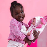 Llorens - Anatomically Correct Baby Girl Doll with Pink Clothing: Bimba 35cm