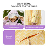 Waterproof Raincoat: Wheat Yellow Medium