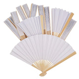White Paper Fans 12pc