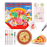Magic Puffy Pizza: Puffy Drawing Kit 27pc