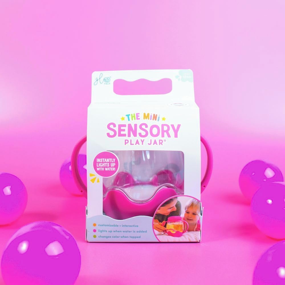 The Mini Sensory Play Jar: Pink