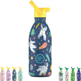 Cool Bottles Kids Reusable Thermal Bottle: Galactic Ride 500ml