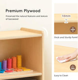Wooden Shelf and Toy Storage: Plywood 114 x 60cm