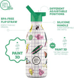 Cool Bottles Kids Reusable Thermal Bottle: Play Mode 500ml