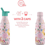 Cool Bottles Kids Reusable Thermal Bottle: Funny Unicorns 350ml