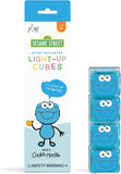 Glo Pals: Water Activated Light-Up Sensory Toys - Sesame Street Cookie Monster (Blue) 4pc