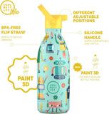 Cool Bottles Kids Reusable Thermal Bottle: Short Circuit 500ml