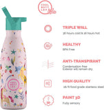 Cool Bottles Kids Reusable Thermal Bottle: Funny Unicorns 350ml