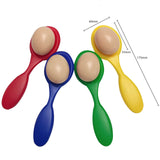 Plastic Egg & Spoon Set 4pc