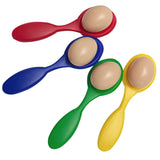 Plastic Egg & Spoon Set 4pc