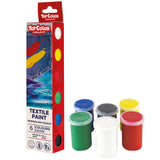 Textile Paint Pots 6 Colours 25ml