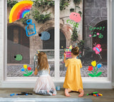 Twistable Window Crayons: 6 Colours