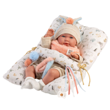 Llorens - Baby Girl Doll with Clothing & Animal-Themed Cushion: Mimi 42cm