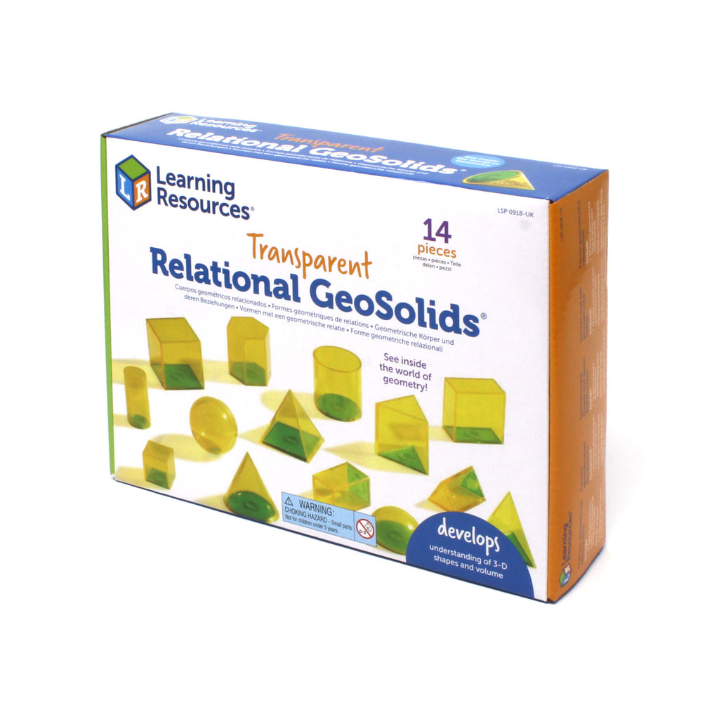 Transparent Relational GeoSolids® 14pc