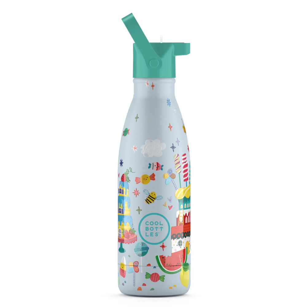 Cool Bottles Kids Reusable Thermal Bottle: Candy Land 350ml