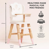 Wooden Dolls High Chair
