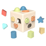Bioplastic Block Shape Pairing Sorting Cube 16pc