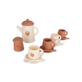 Silicone Tea Set: Strawberry Fields 9pc