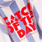 Beach Poncho: Catch of the Day