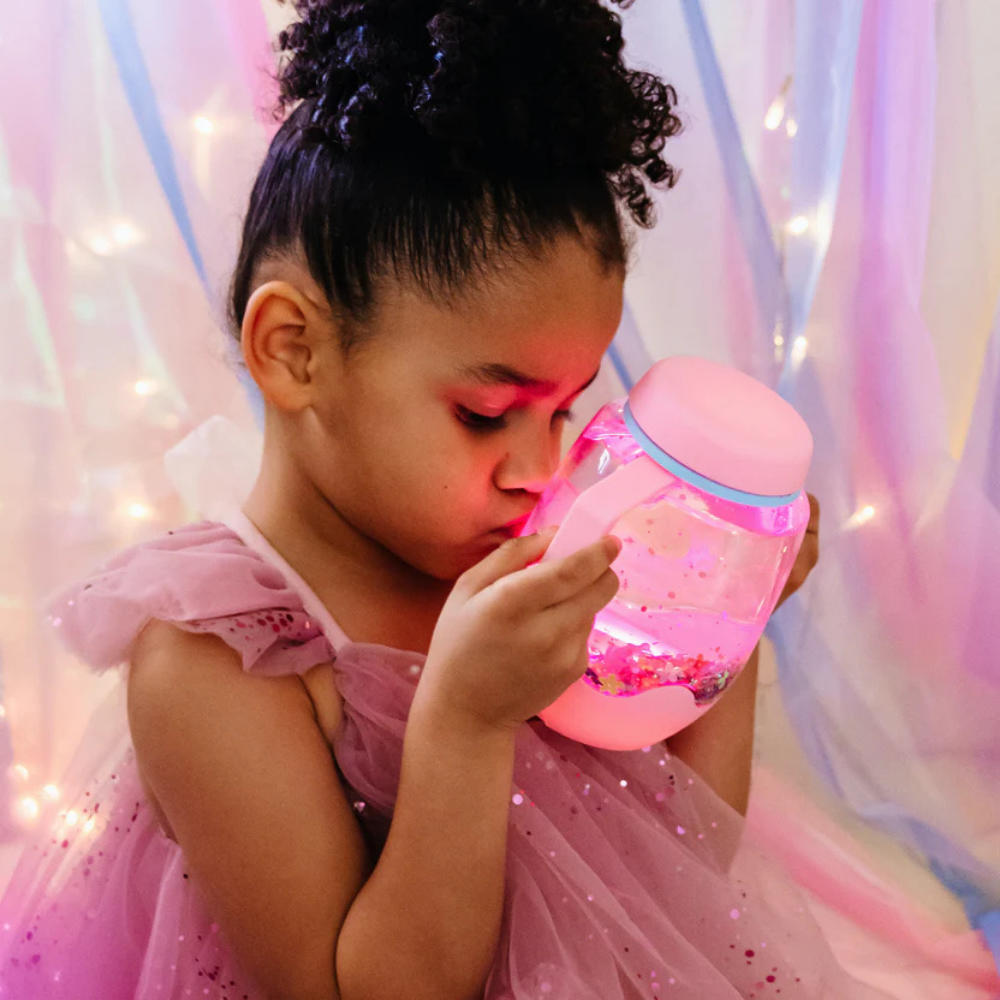 Sensory Play Jar: Bubblegum