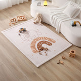Hakuna Matte Cloud Soft Children’s Carpet: Rainbow Elephant 1.7 x 1.2m