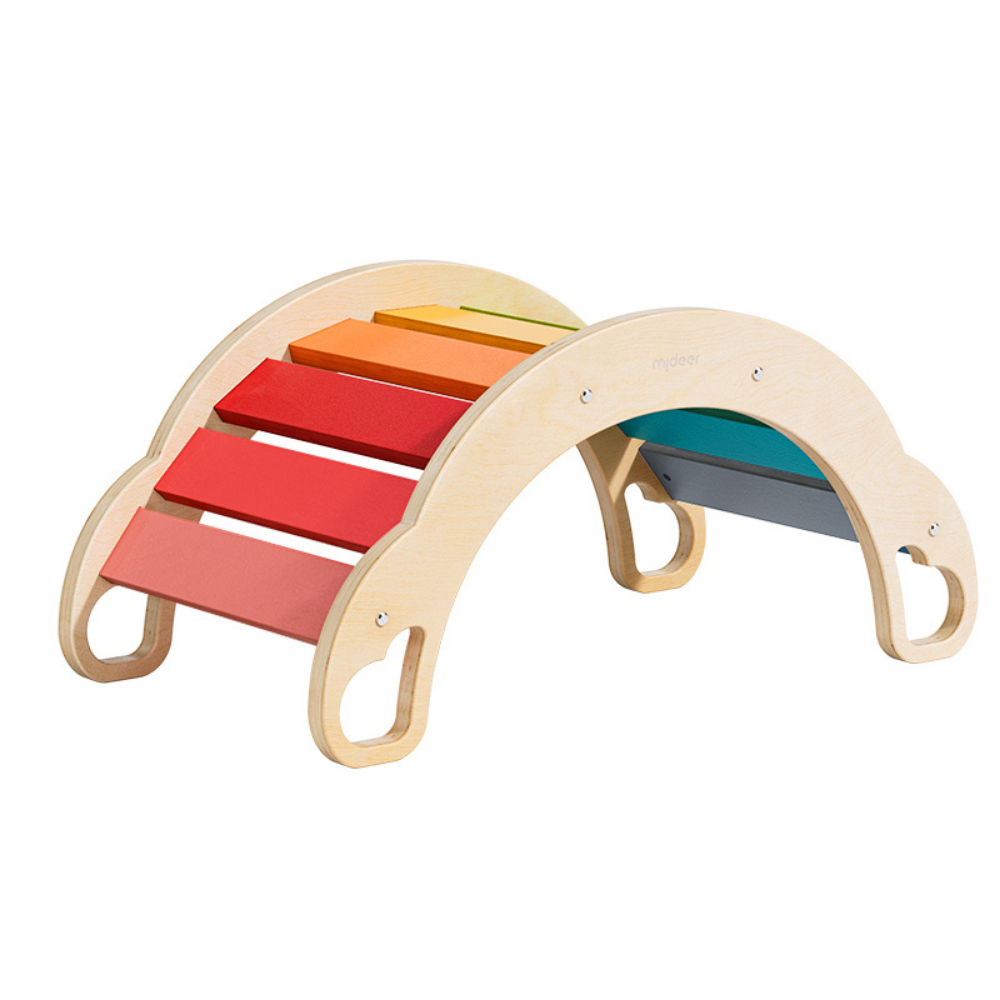 Rainbow Wooden Climber
