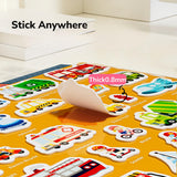 Reusable Jelly Sticker Set: The Bustling Traffic 30pc