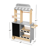 Wooden Grocery Store with Accessories