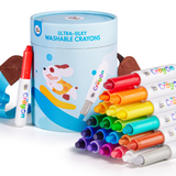 Ultra Silky Washable Crayons: 24 Colours