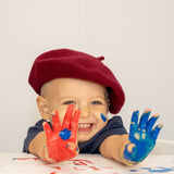 Superwashable Finger Paint Ready Mix,  6 Colour Pack, 180ml Tub