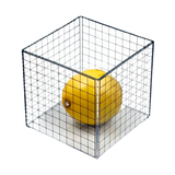 1L Cube 3D Grid Box Without Lid