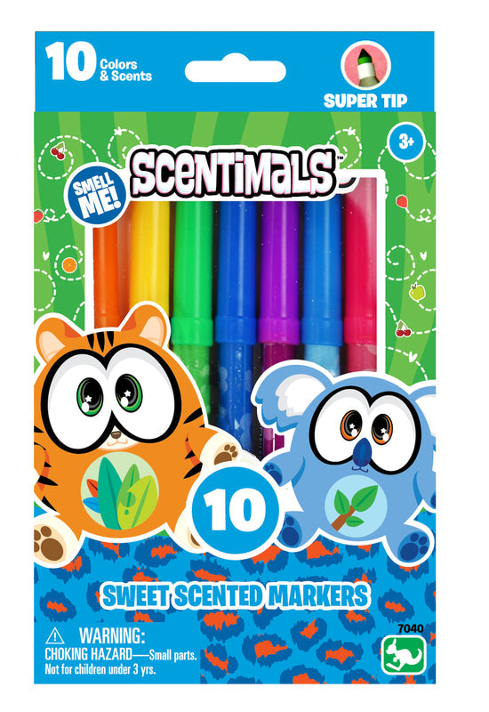 Scentimals Scented Super Tip Markers 10pc