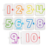 Sensory Number Trays 10pc