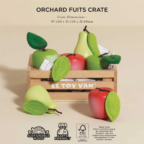 Orchard Fruits Crate 8pc