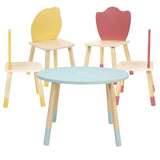 Grace Table & Chair Set 5pc (Tulip & Lemon)