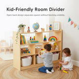 Wooden 3-Shelf Storage & Organiser 90 x 113cm