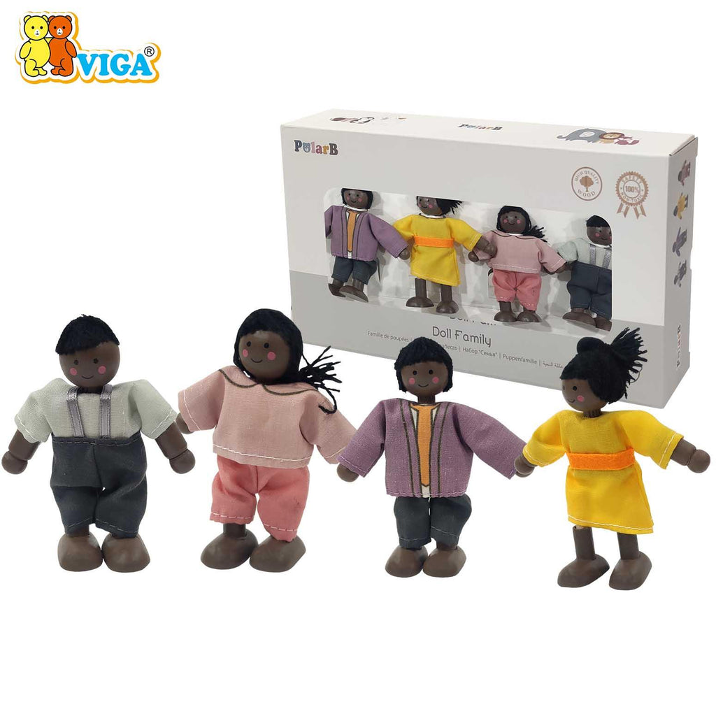 Doll House Family Set African