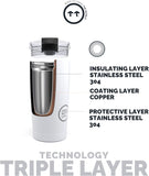 Reusable Thermal Tumbler: Antonyo Marest - Mediterranean 330ml