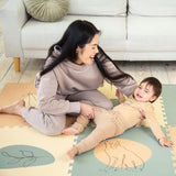 Hakuna Matte XXL Foam Play Mat: Jungle Sunset 6pc